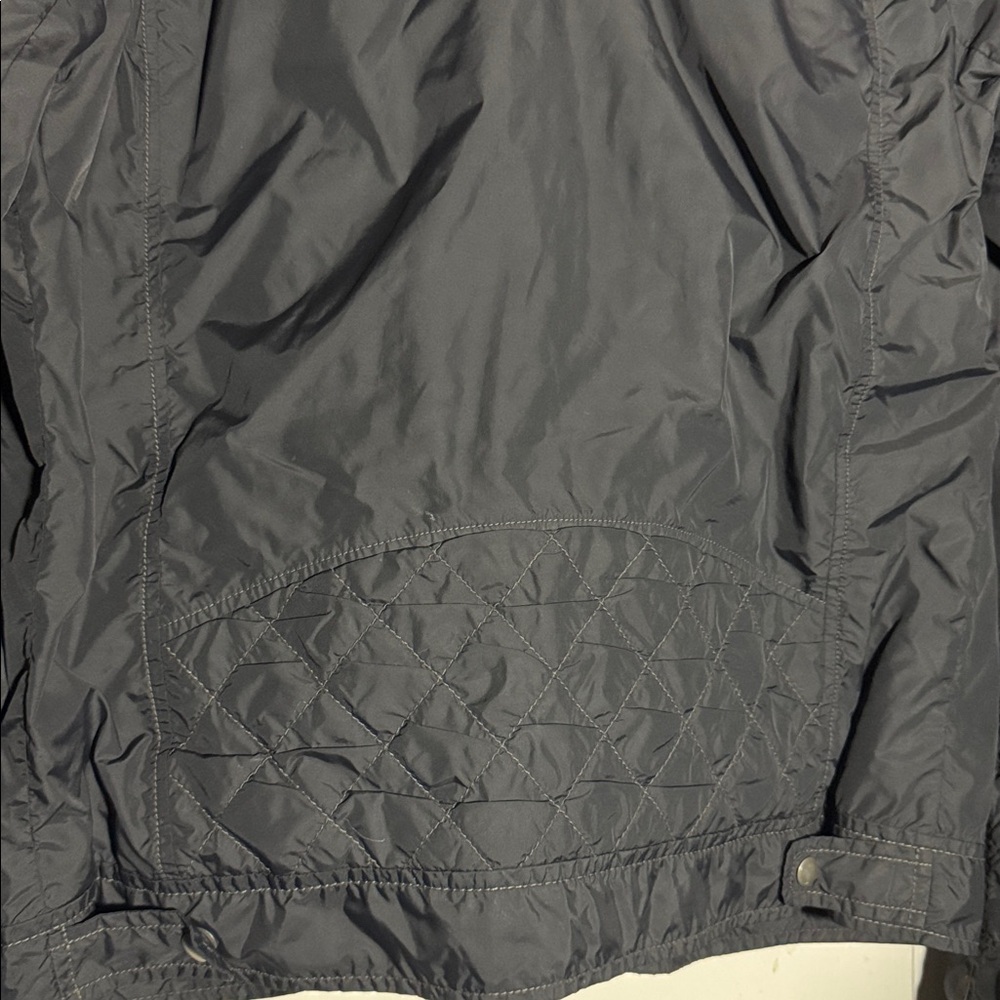 Diesel Jurlo Biker Jacket Mens XXL Black Full Zip Nylon Motorcycle Streetwear - Picture 15 of 16